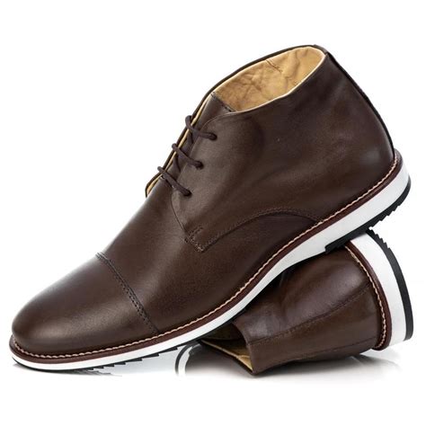 bota social cano curto masculina